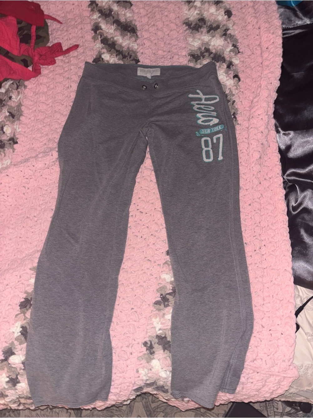 Aero 87 Gray Lounge Pants